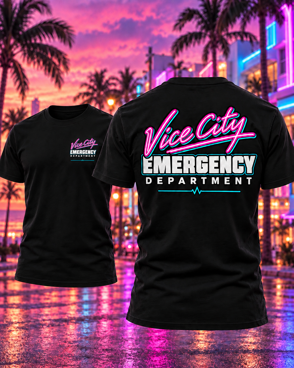 Vice City Emergency Department T-Shirt