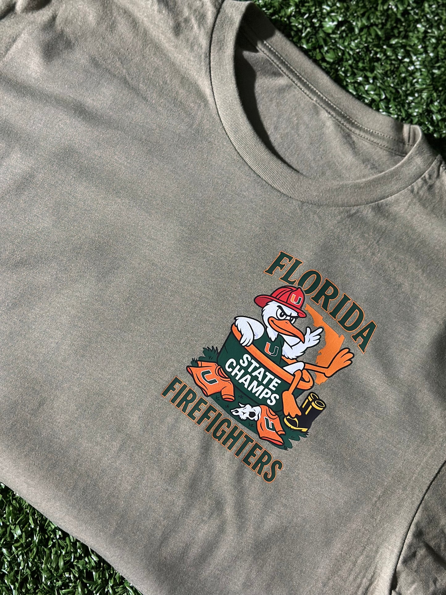 Florida Firefighters UM State Champs shirt