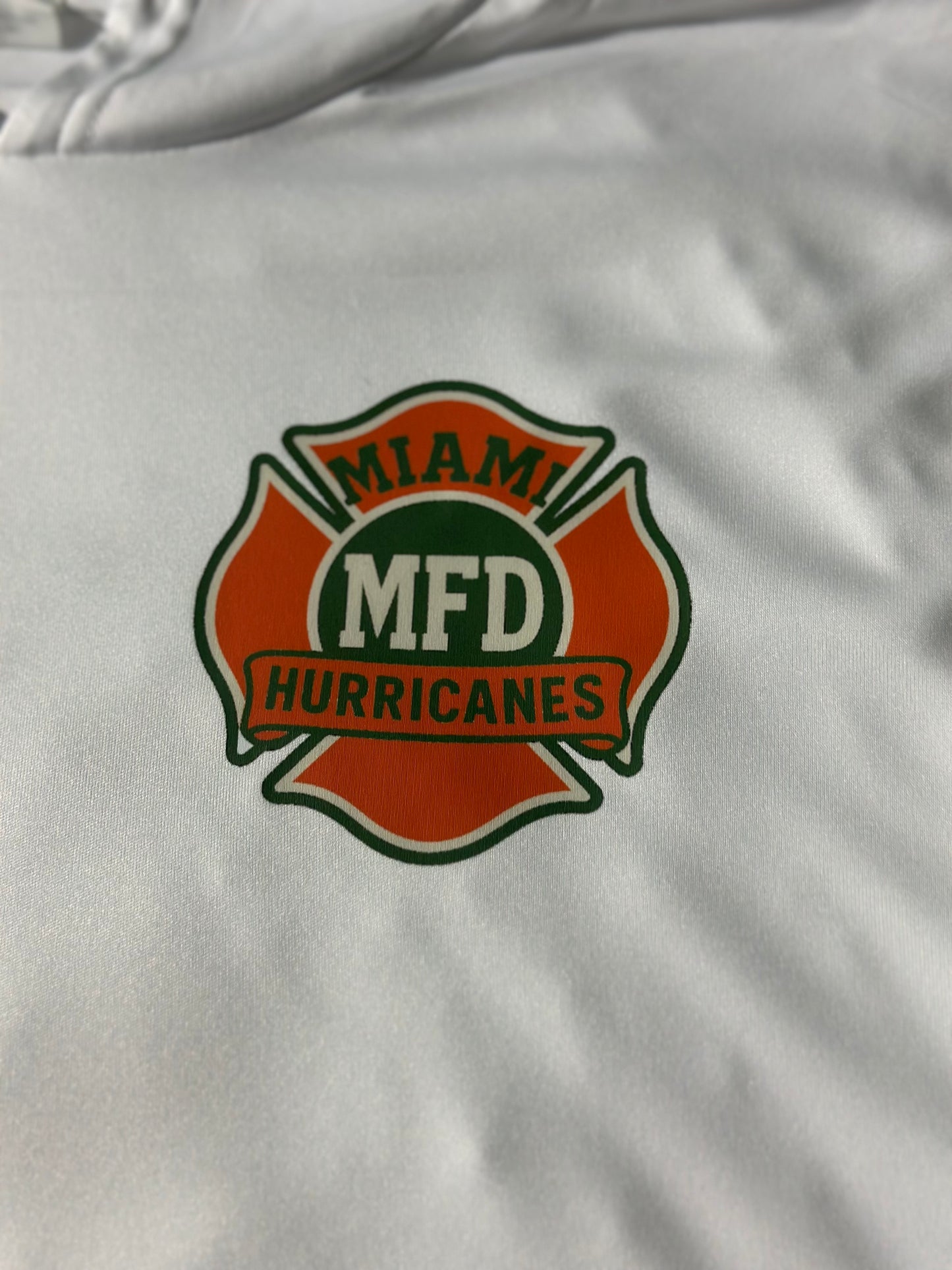 MFD Miami Hurricanes 2025 drifit hoodie shirts!