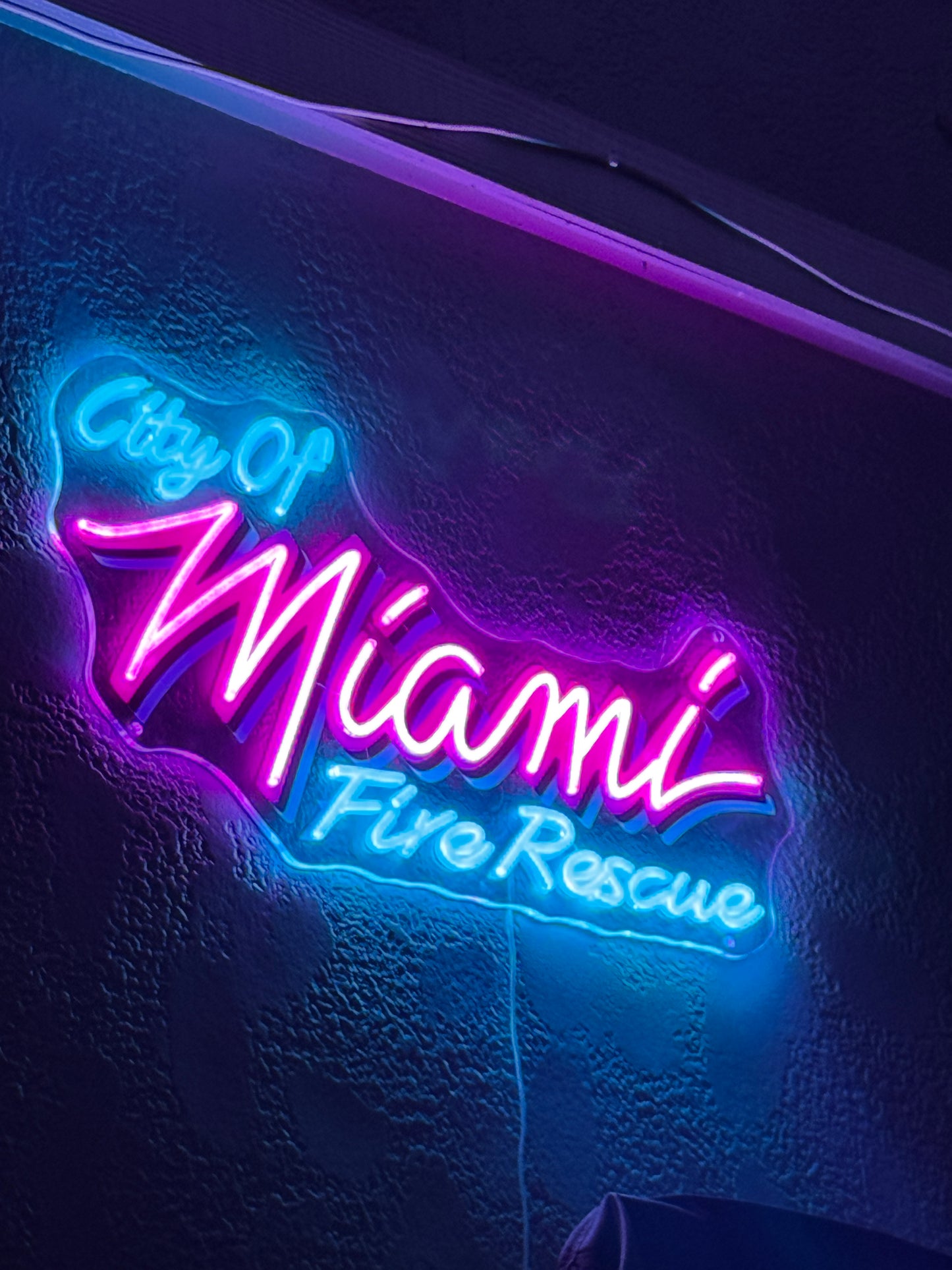 City of Miami Fire “Vice City” Neon LED Sign.