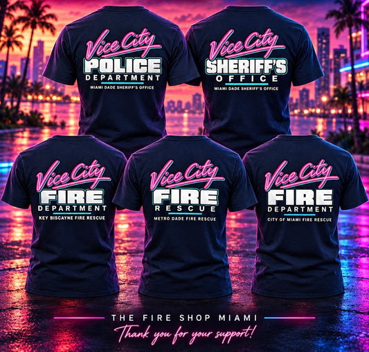 Vice City First Responders Limited Edition shirts