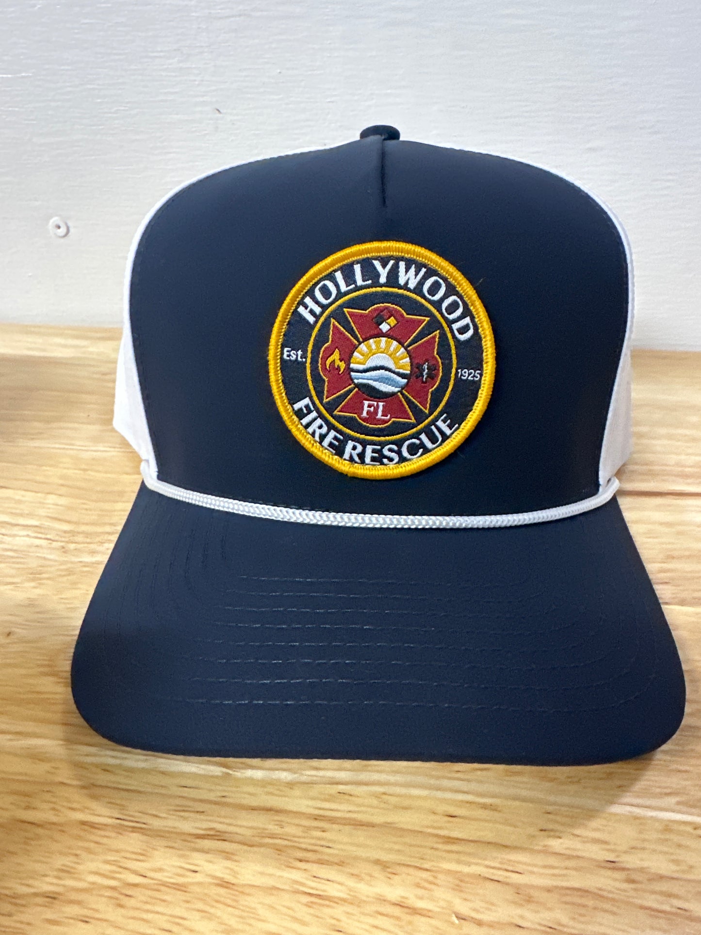 Hollywood Fire Rescue woven patch Rope Hats
