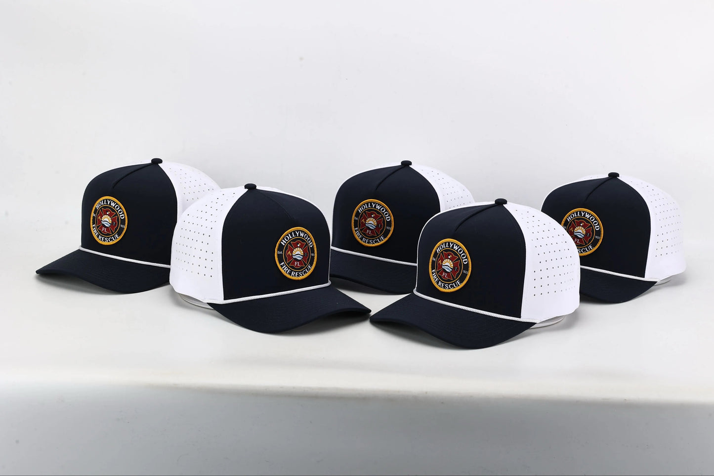 Hollywood Fire Rescue woven patch Rope Hats
