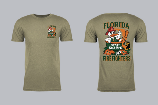 Florida Firefighters UM State Champs shirt