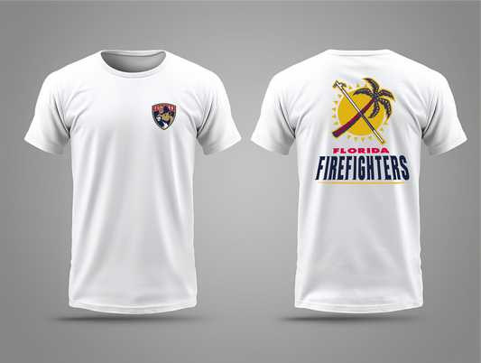 Florida Firefighters “Panthers” inspired shirt.