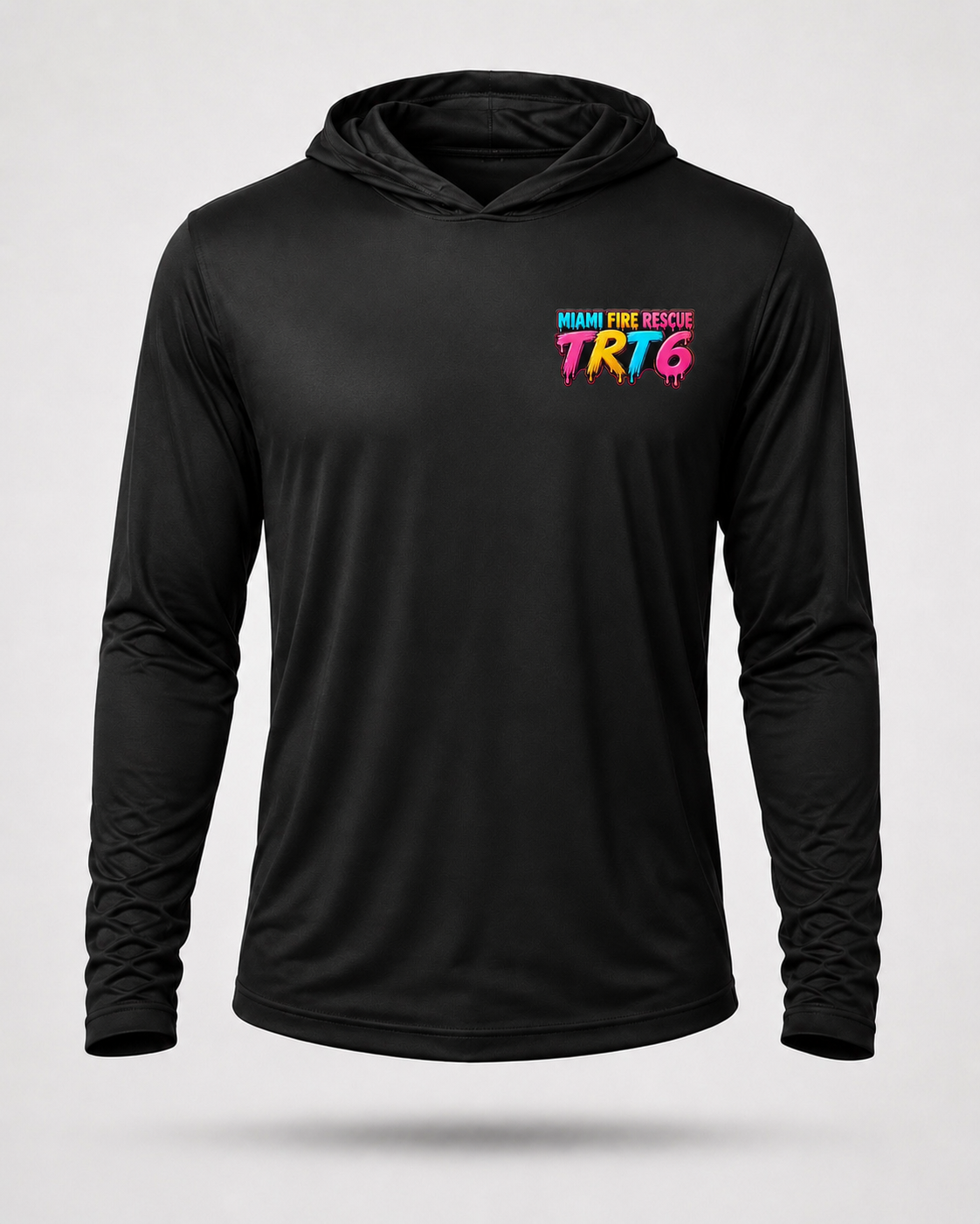 Miami Fire Rescue TRT 6 Long Sleeve Hooded Tee