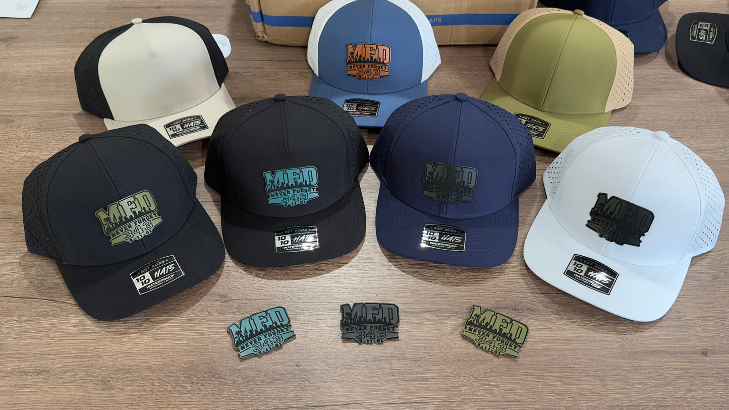 343 MFD snap backs.