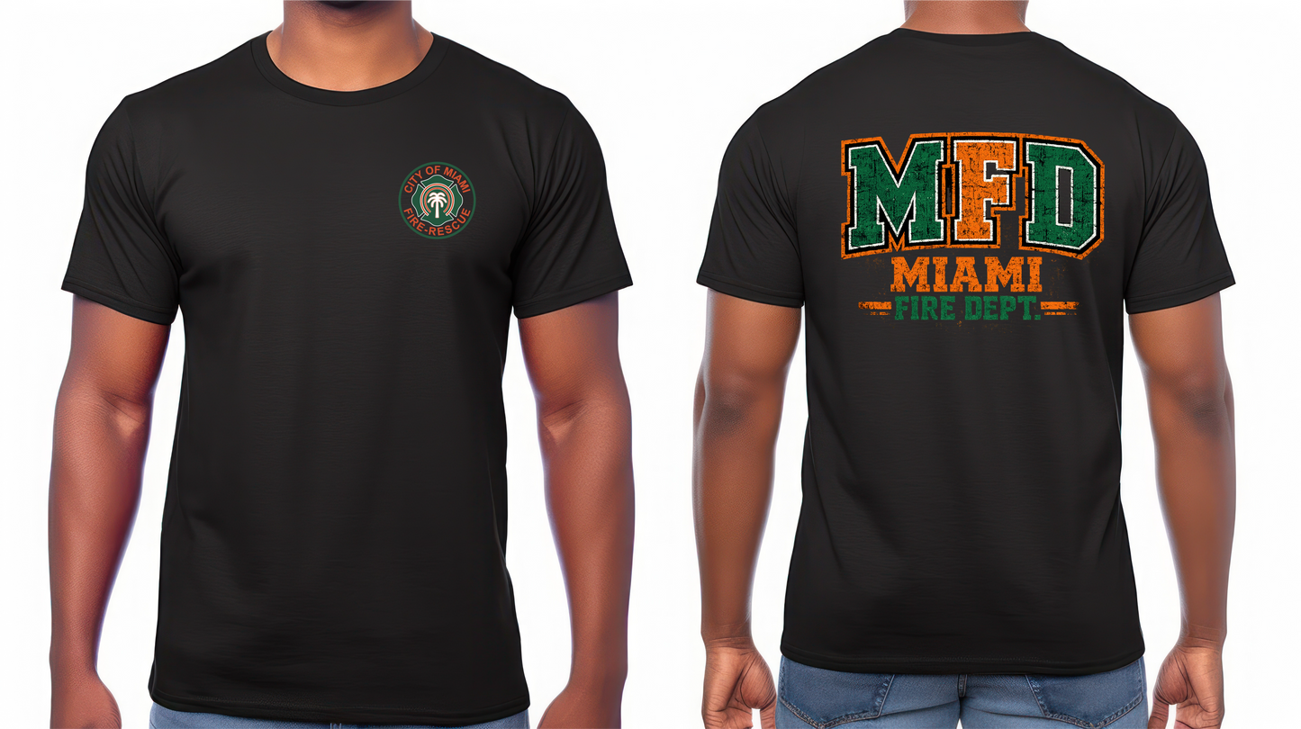 Miami Fire Dept. Miami Hurricanes colors