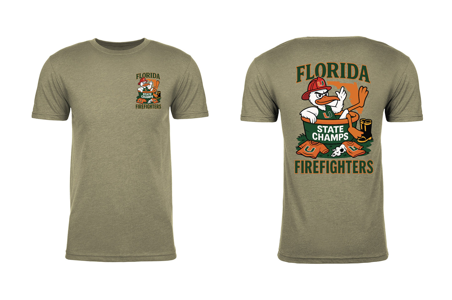 Florida Firefighters UM State Champs shirt