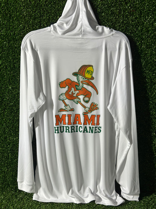 MFD Miami Hurricanes 2025 drifit hoodie shirts!