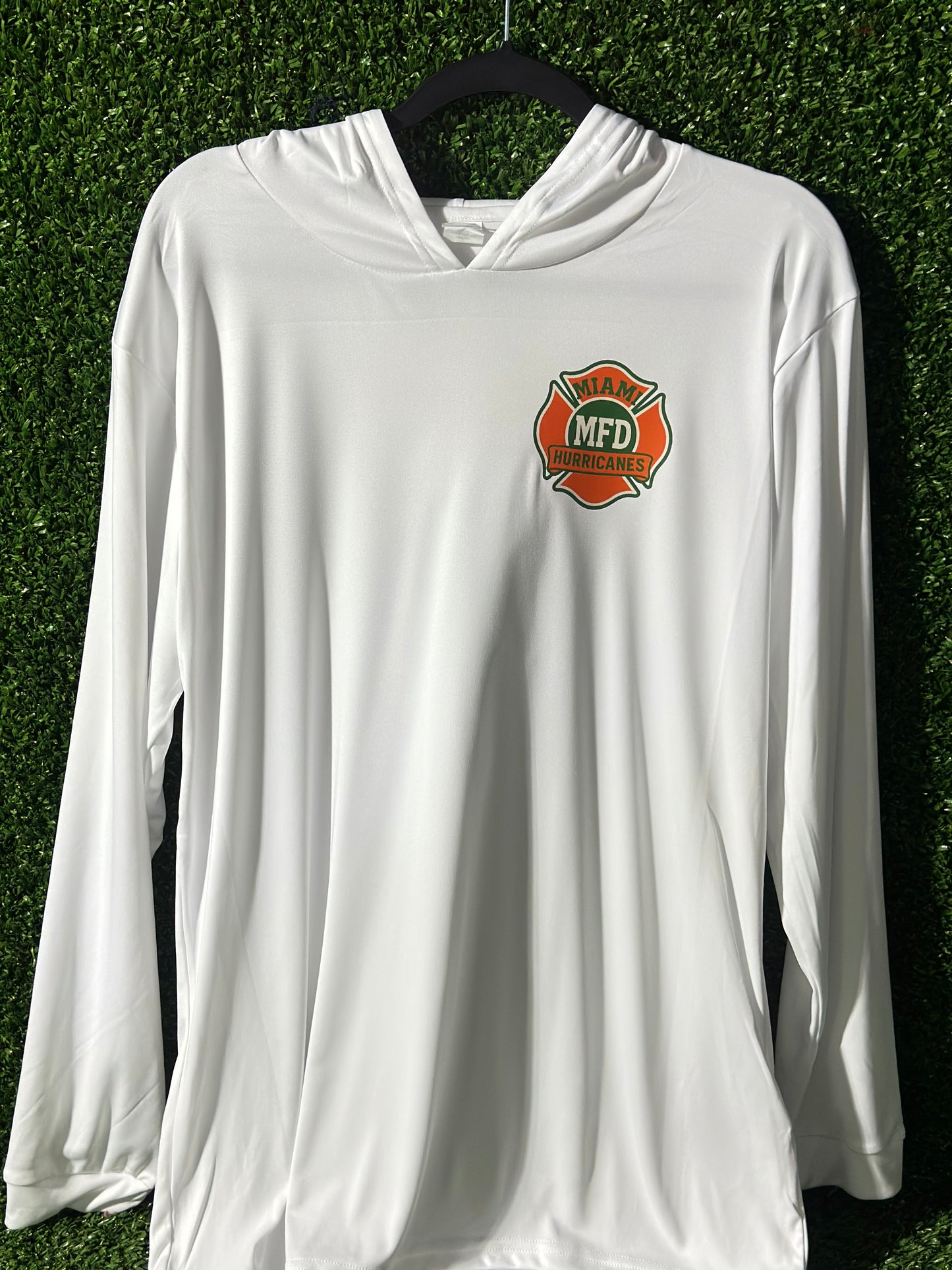 MFD Miami Hurricanes 2025 drifit hoodie shirts!