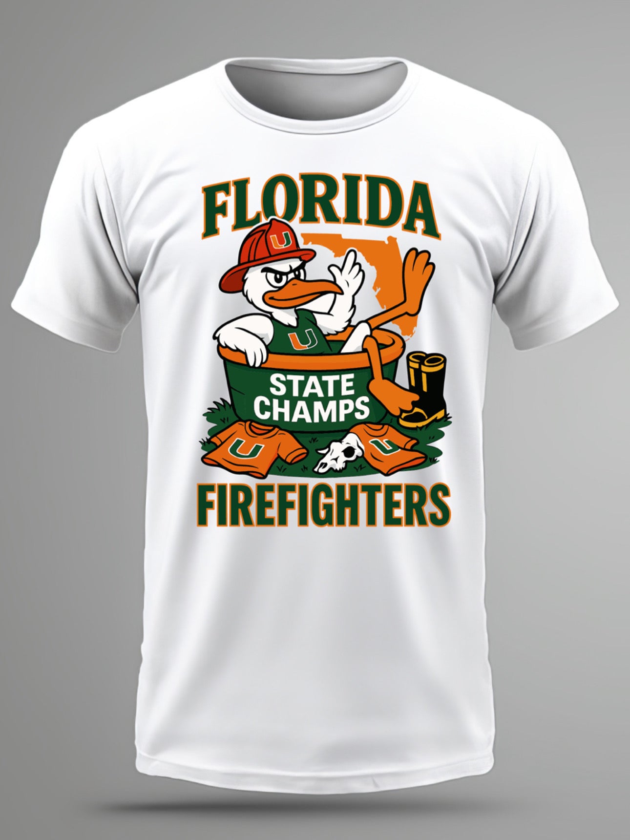 Florida Firefighters UM State Champs shirt