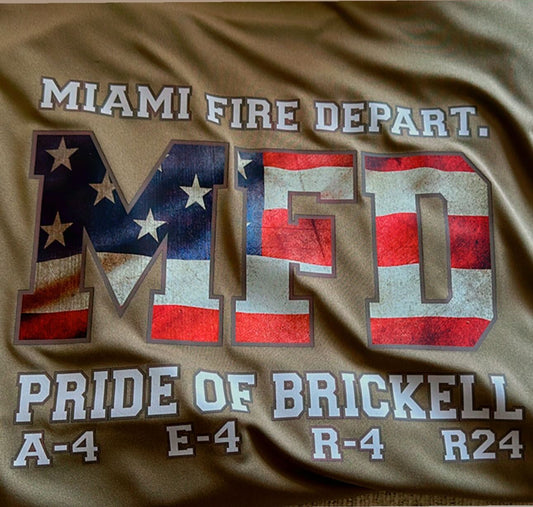 MFD Station 4 olive green A4 long sleeve Drifit