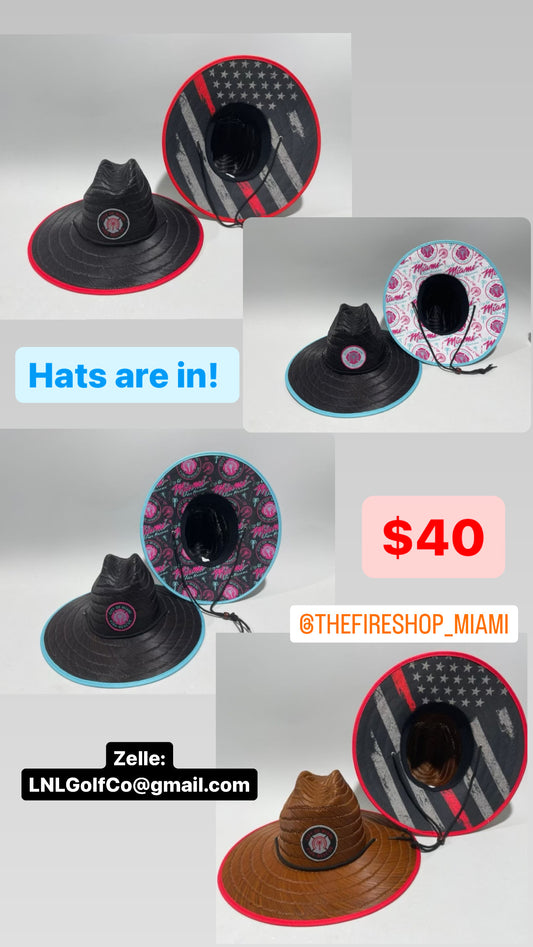 City of Miami Straw Hats