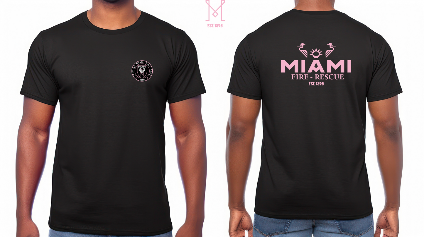 City of Miami Fire Rescue NEW “InterMiami” inspired shirt